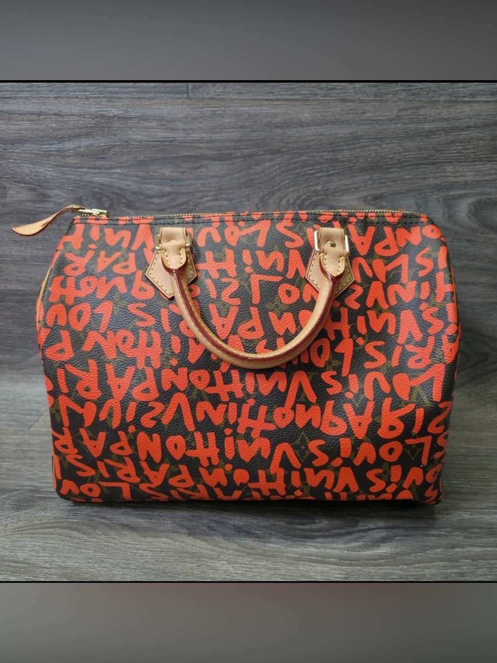 Louis Vuitton Speedy 30 Stephen Sprouse Orange Graffiti Monogram